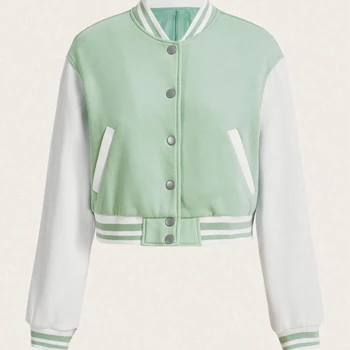 Generisch Varsity Herenmode, casual, slim fit, katoen, Letterman Generisch Varsity Herenmode, casual, slim fit, katoen, Letterman