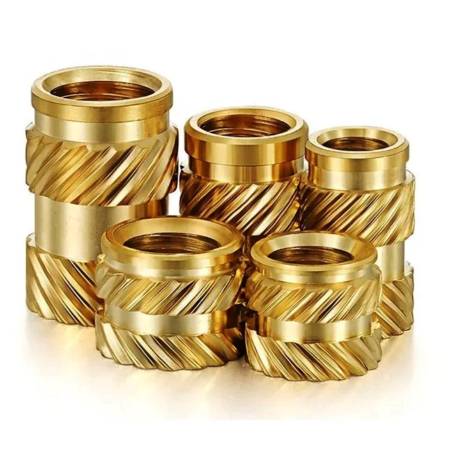 Oem Customize 632 M5 Brass Threaded Insert Nut & Metal Knurling
