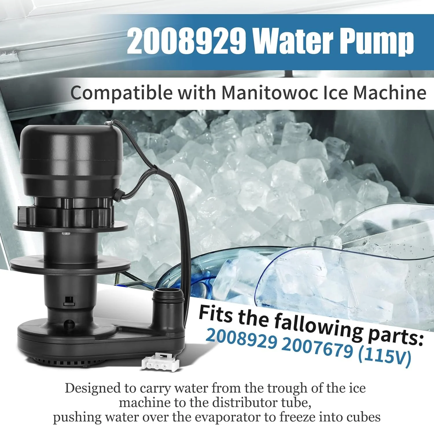 3w/6w/9w Ice Maker Parts 220/110v 2008929 Replace 8251129 2007679 Ice