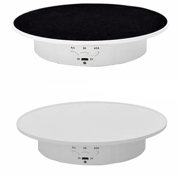 Latest 20cm Display Racks Battery USB Powered 8kg Load Rotating Turntable Display Stand Photography Video Shooting Round Table