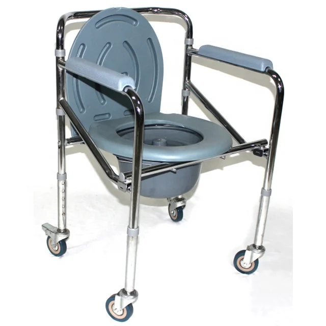 Wheelchair Parts Chair Second Hand Commode Toilet Steel Manufacture Children Commode Wheelchair