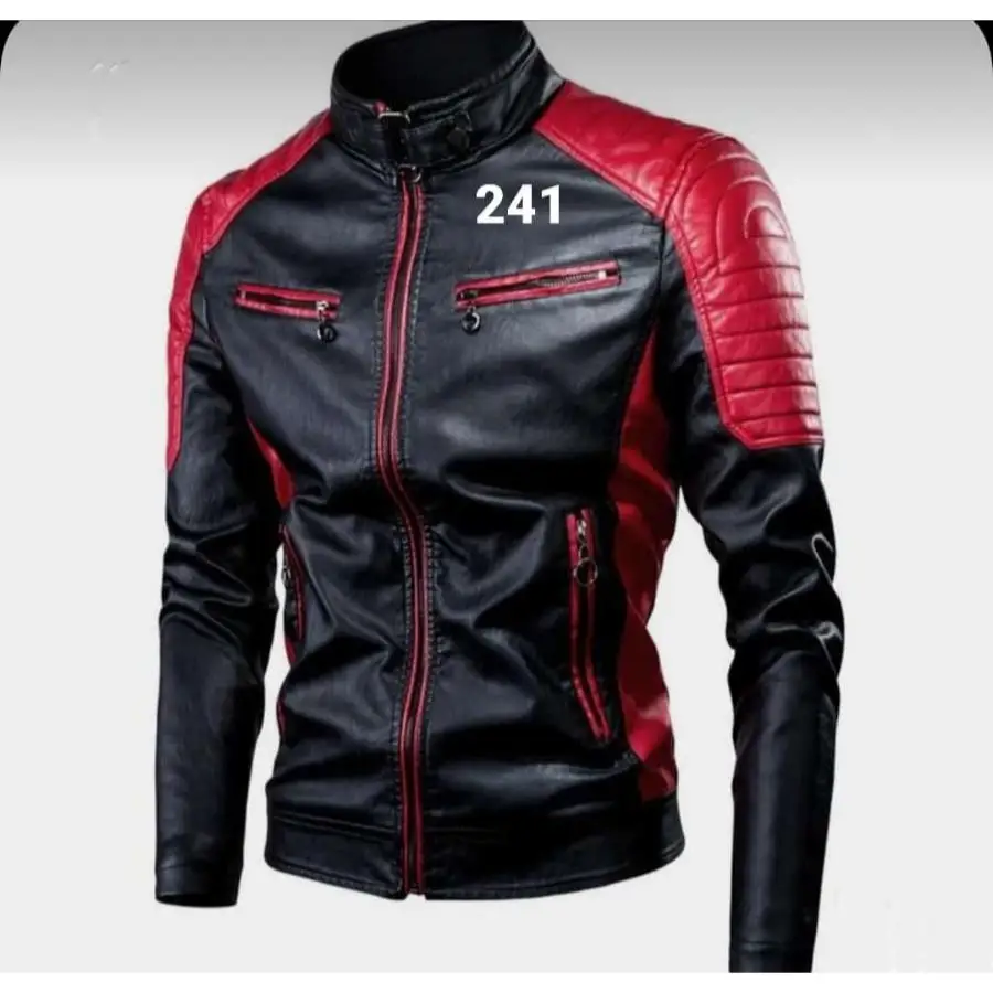 Made in India Modern Unique Cloths Collection Pure Leather Jacket Handmade Customized Super Selling Luxury Air-proof Mens Jacket