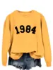 Yellow sweatshirt (black font)