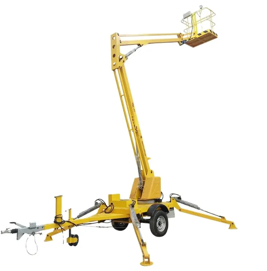 2024 Hydraulic Construction Work Platform Cherry Picker12 Meter Moving