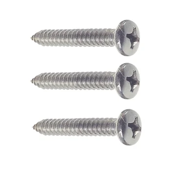 50 Vis à Tête Ronde Cruciforme M4x20mm En Acier Inoxydable - Uxcell - Pour Machine - Neuf