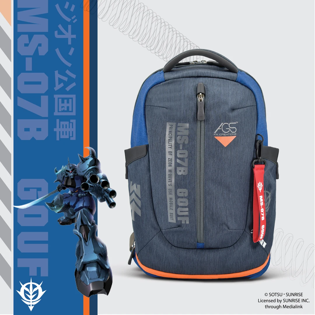 Mobile Suit Gundam Ms-07b Gouf Gundam Backpacks Japanese Style Anime ...