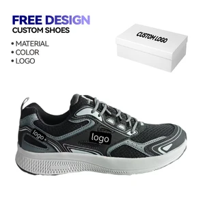 2026 Men's Retro Sporty Casual Sneakers Year-Round Breathable Rubber Mesh Sports Shoes Customizable Comfortable Running for