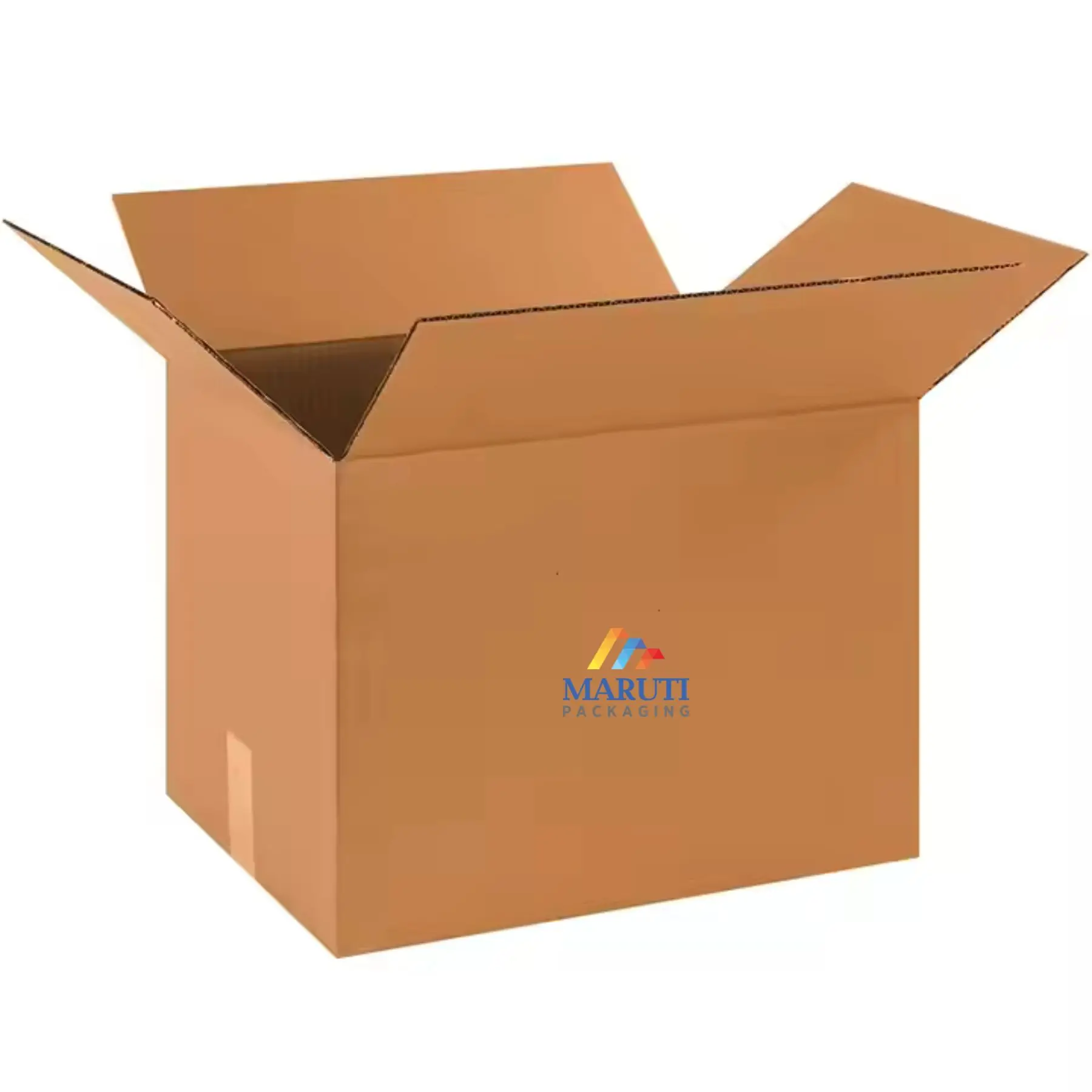 Custom Printed Durable Corrugated Packaging Box Portable Bulk Carton for LCD TV Shipping & Storage