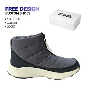 High Quality New Unisex Designer Boots Height Increasing Autumn Winter Warm Men's Waterproof Non-Slip Boots