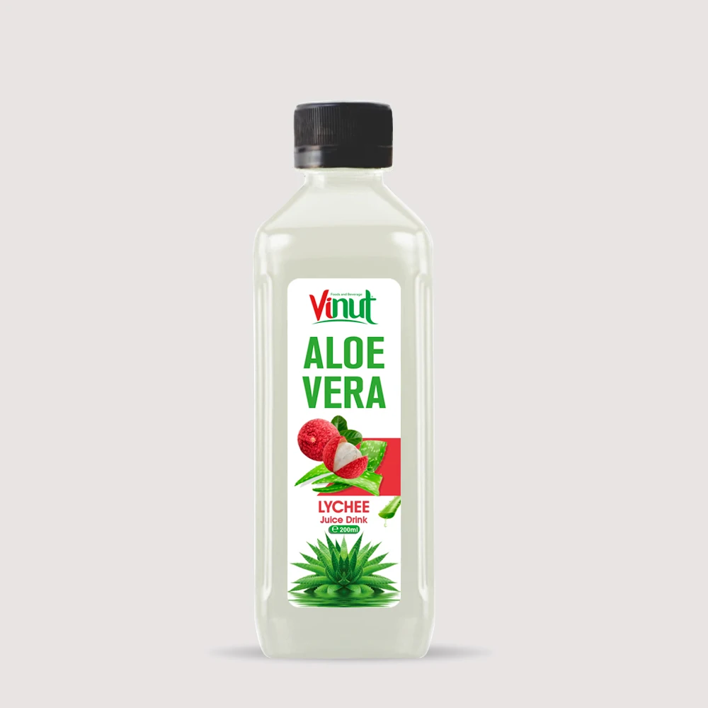 Aloe Vera Litschi-Saftgetrnk - 200ml (24er Pack), Zuckerfrei &  Kalorienfrei, Mineralwasser, Grohandelslieferanten