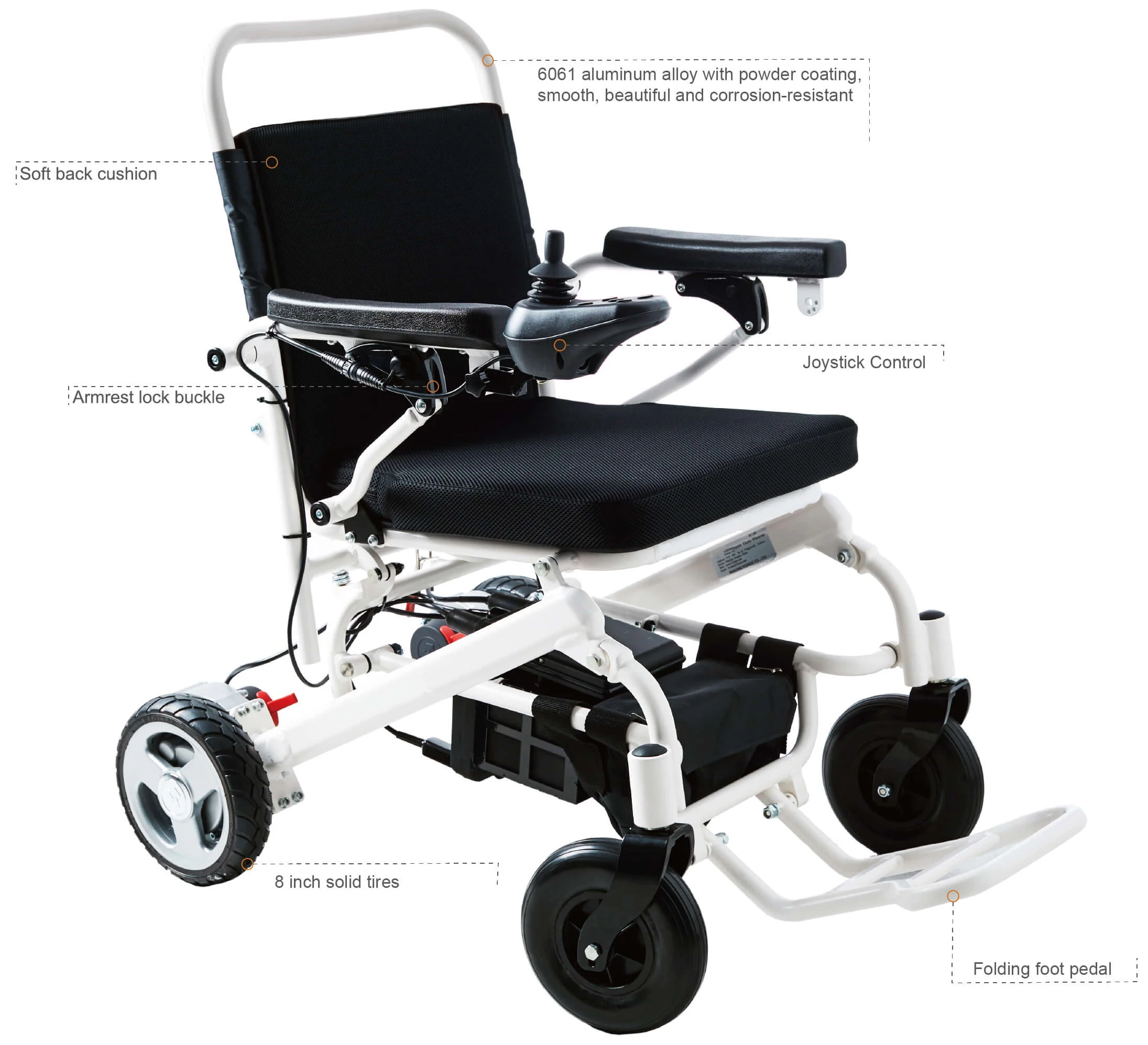 2022 Carbon Fiber Wheelchair With Good Quality Electric Foldable