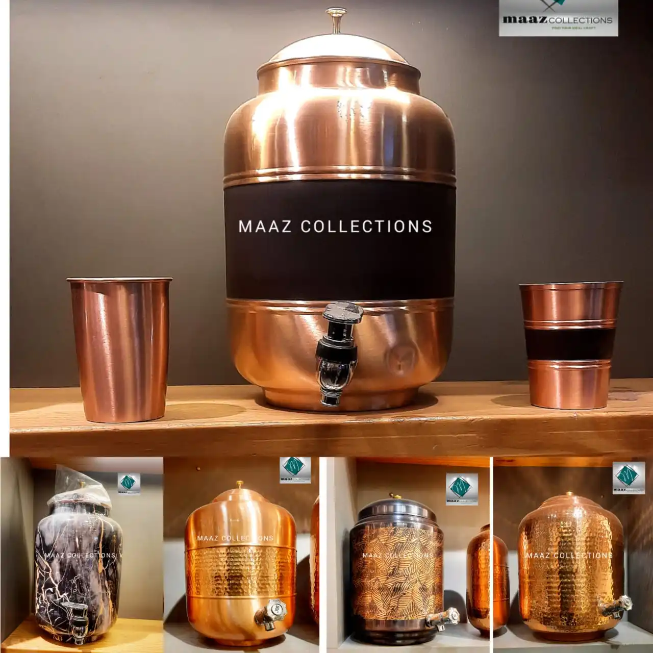 Premium Wholesale Hammered Moscow Mule Copper Mugs Handcrafted,Large 22 ...