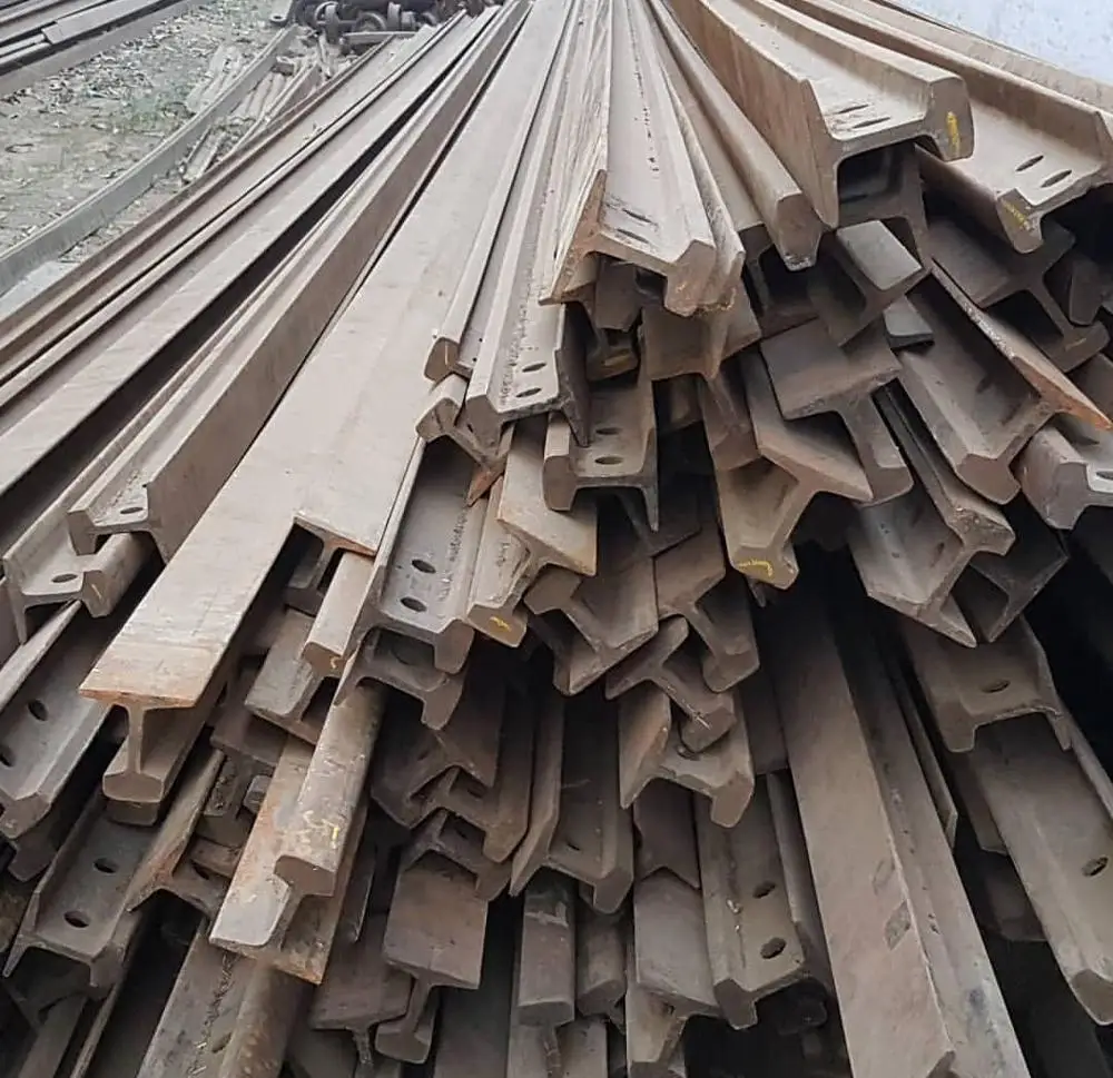 Bulk Used Rail And Hms Scrap Metals Available In Scrap Yard Ready For ...