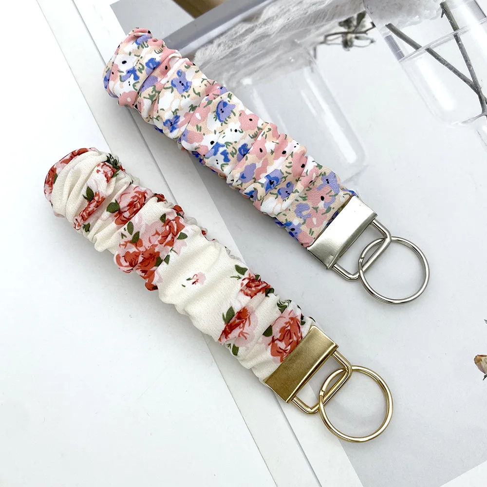 New Design Self Defense Keychain Cute Elastic Wristband Key Chain