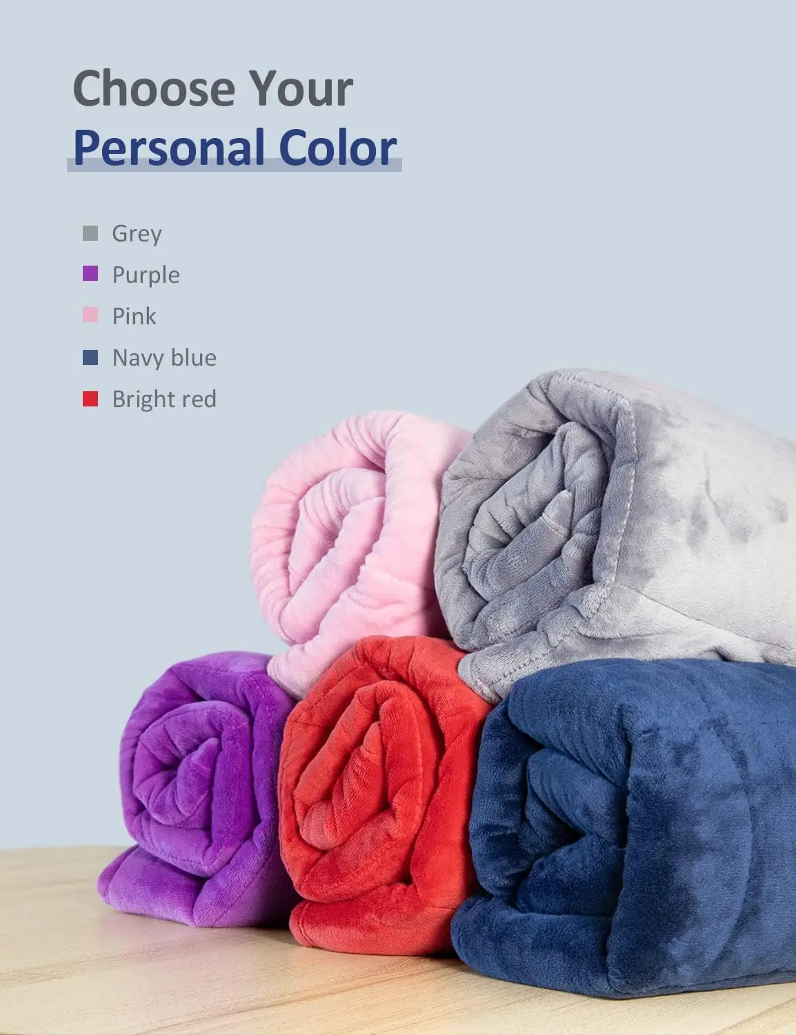 Weighted Blanket 7 Lbs For Adult Small Weighted Body Blanket Travel