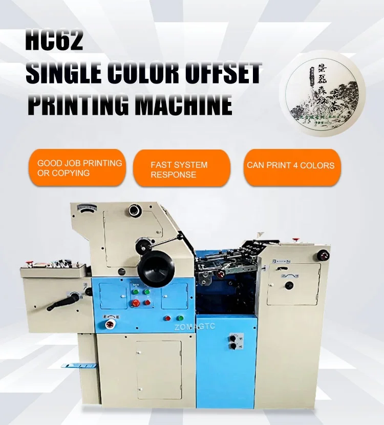 Double Color Offset Printing Machine Offset Printer NewsPaper Printing Machine for A2 A1 A4size