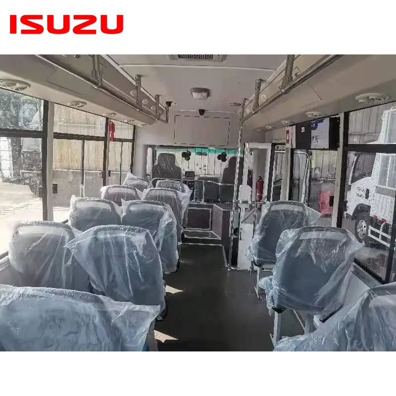 ISUZU MiniBus Diesel 4x2 LHD RHD Factory Customized City Passenger Car / 10-23 Seats Japanese School Bus Qingling ISUZU Mini Bus