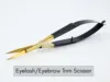 Eyelash/Eyebrow Trim Scissor Gold Tip