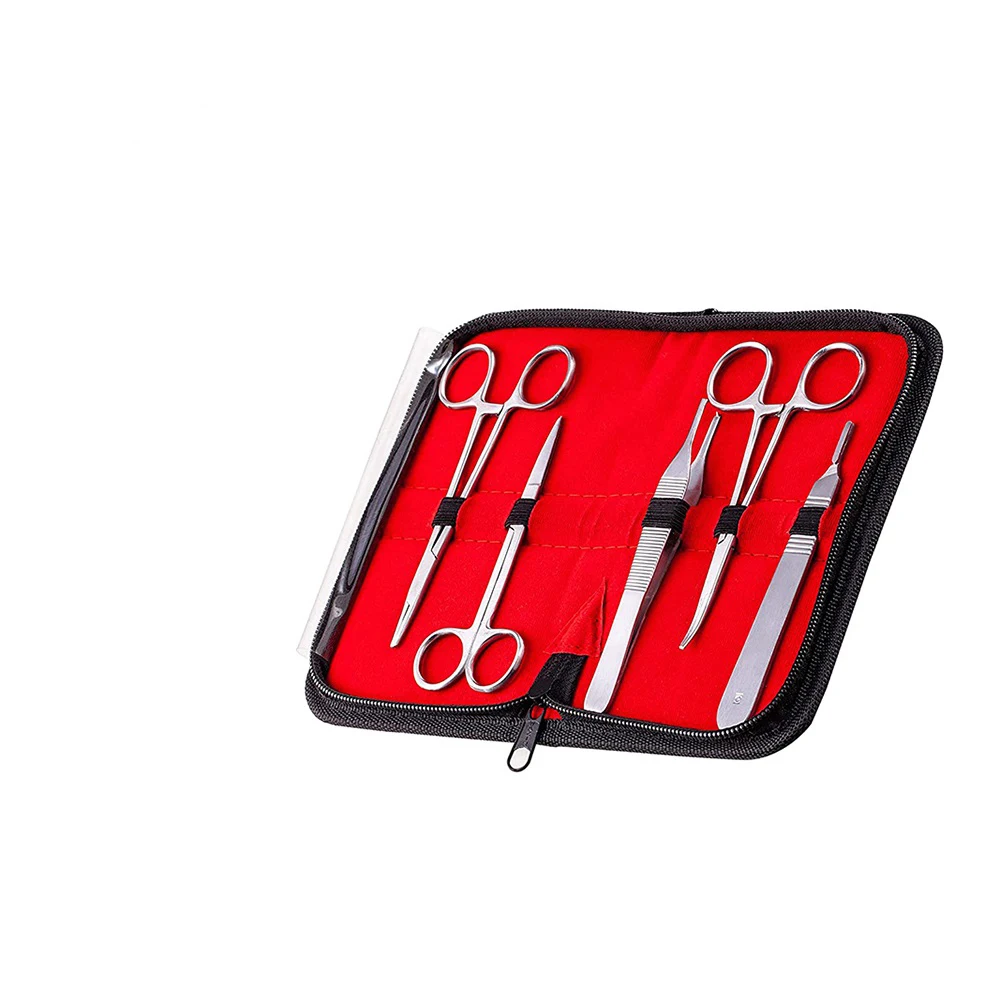 Dissection Kit 5 Pieces For Anatomy Biology Lab Experiment With Scalpel