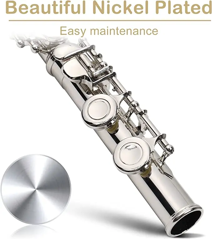16 Key Nickel Plated Closed Hole C Flute Buy Flute,Closed Hole C Flute,Nickel Plated Flute