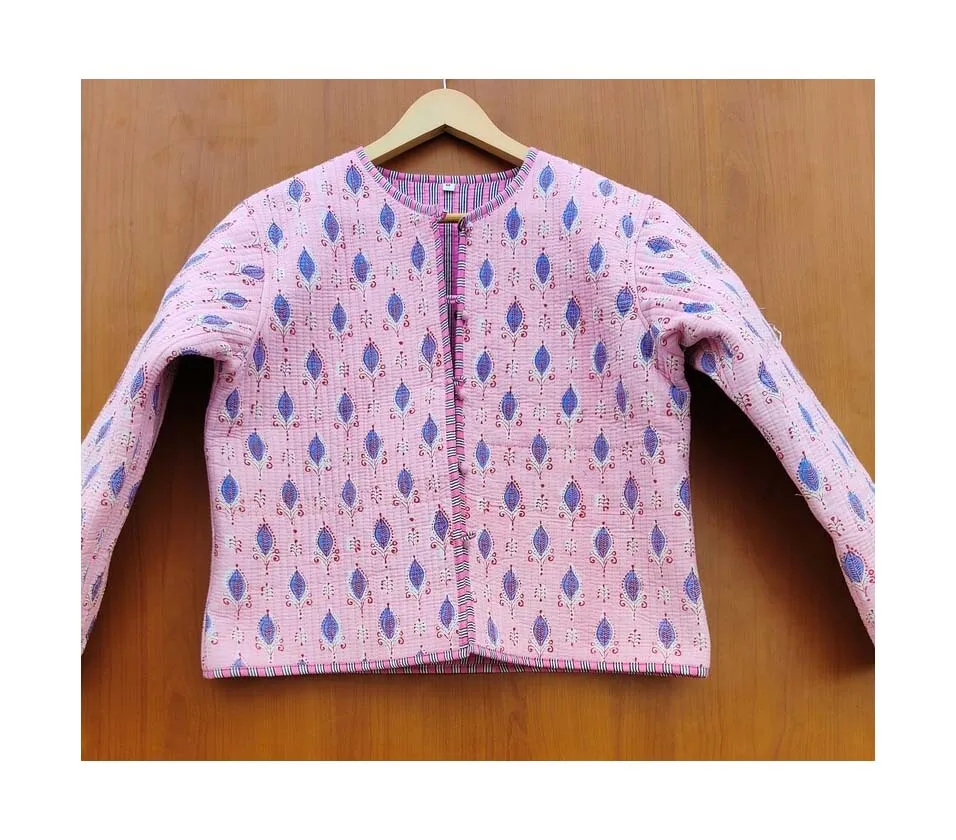 ジャケット・アウター ameri INDIA INDIA BLOCK PRINT JACKET Indian Block Print Quilted Jacket at ₹ 600/piece | Tote