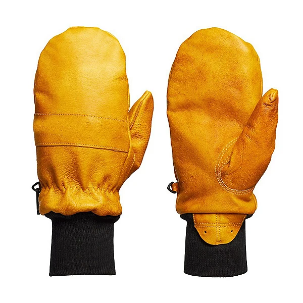 Prelined Full Leather Chopper Mitten Cold Weather Glove Men Waterproof