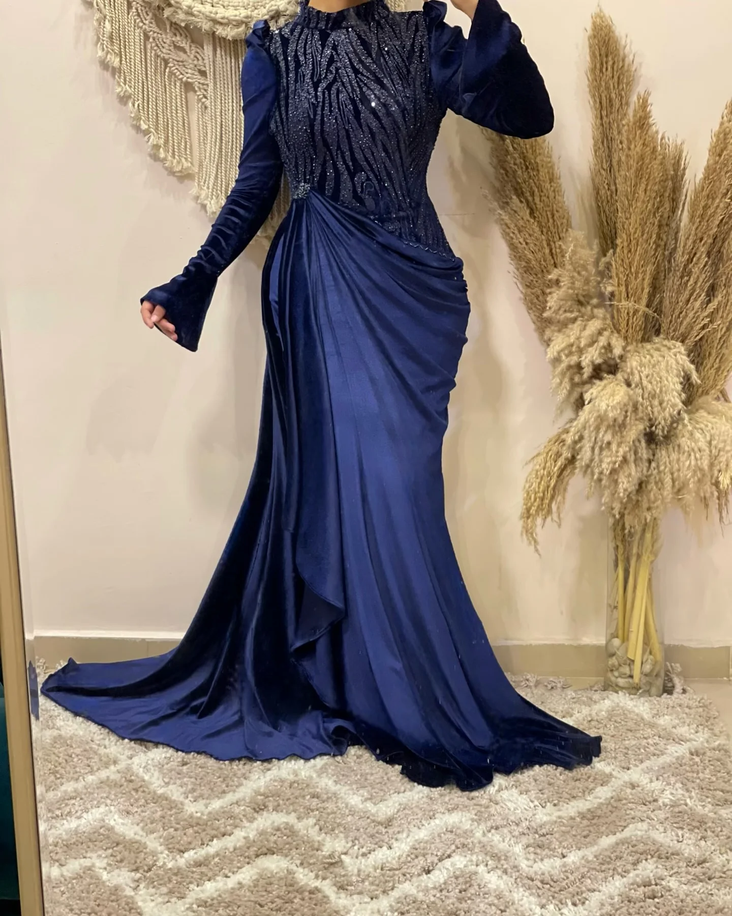 homecoming dress fairy tale Fairy-Tale Light Blue Tulle Beaded Off-the-Shoulder A-Line Prom Gown main image 1