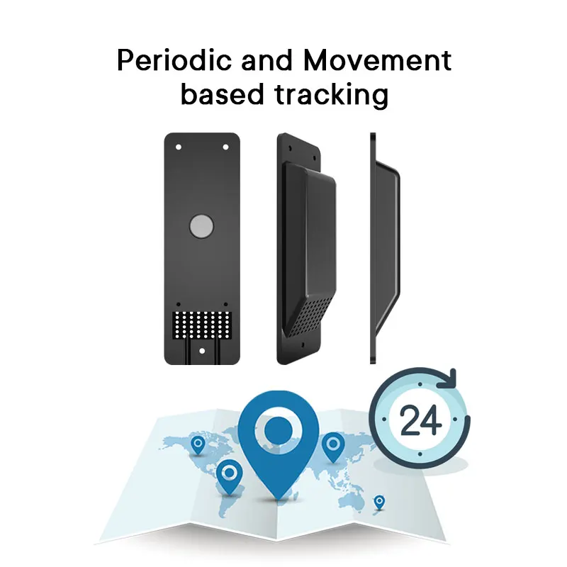 8years Wireless Container Truck Parcel Tracking Waterproof Motion Detection Wifi Lbs Location Gps tracker