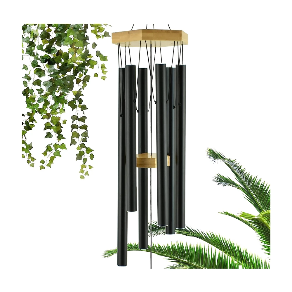 Upblend Outdoors Aluminum Wailua Wind Chimes Outside Deep Tone Premium ...