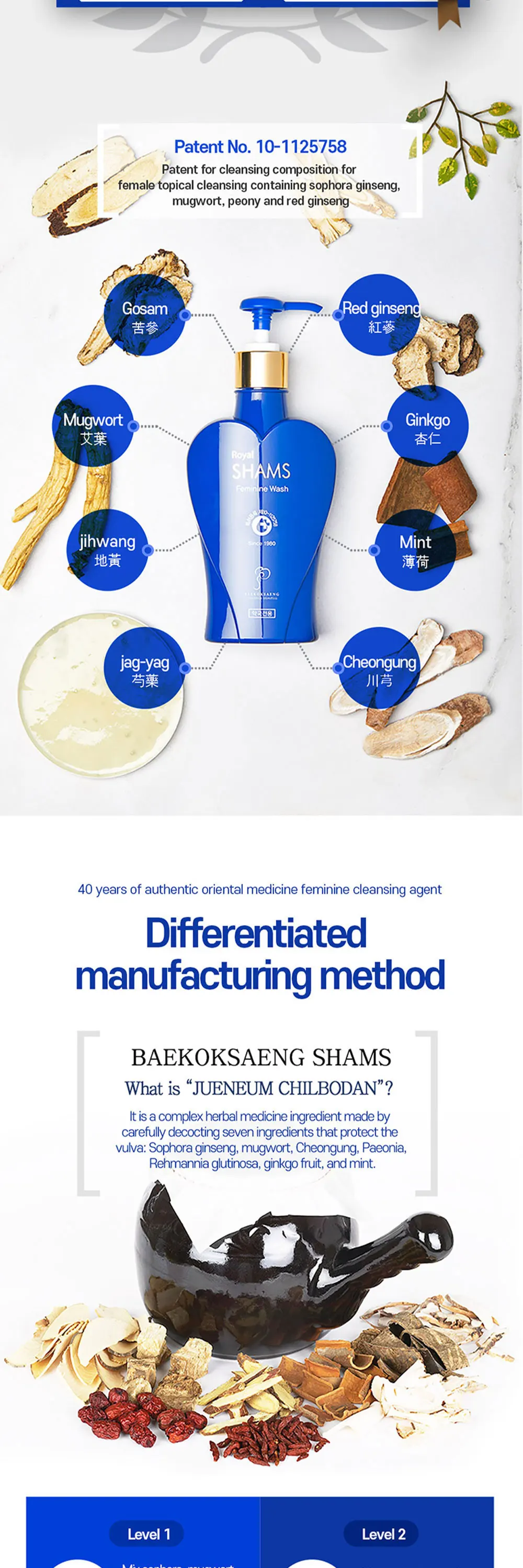 [populmon] Beauty Products For Women Baekoksaeng Feminine Cleanser