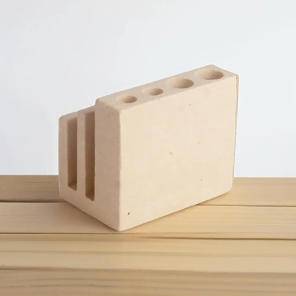 Elegant Travertine Stone Desktop Organizer with Pen Holder and Tissue Rack for Office or Home Use