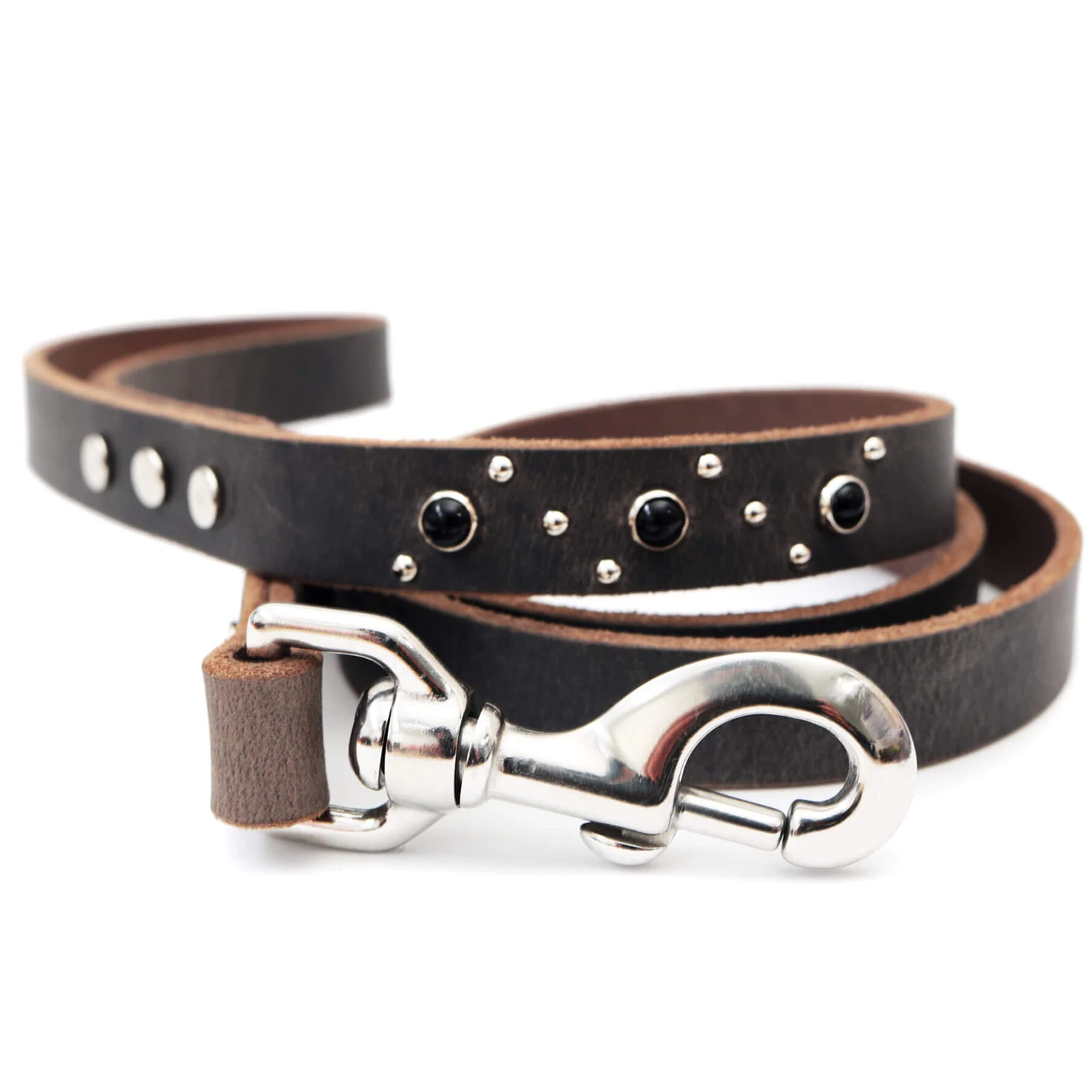 In Stock Personalized Sustainable Leather Dog Collar Leashes Wholesale