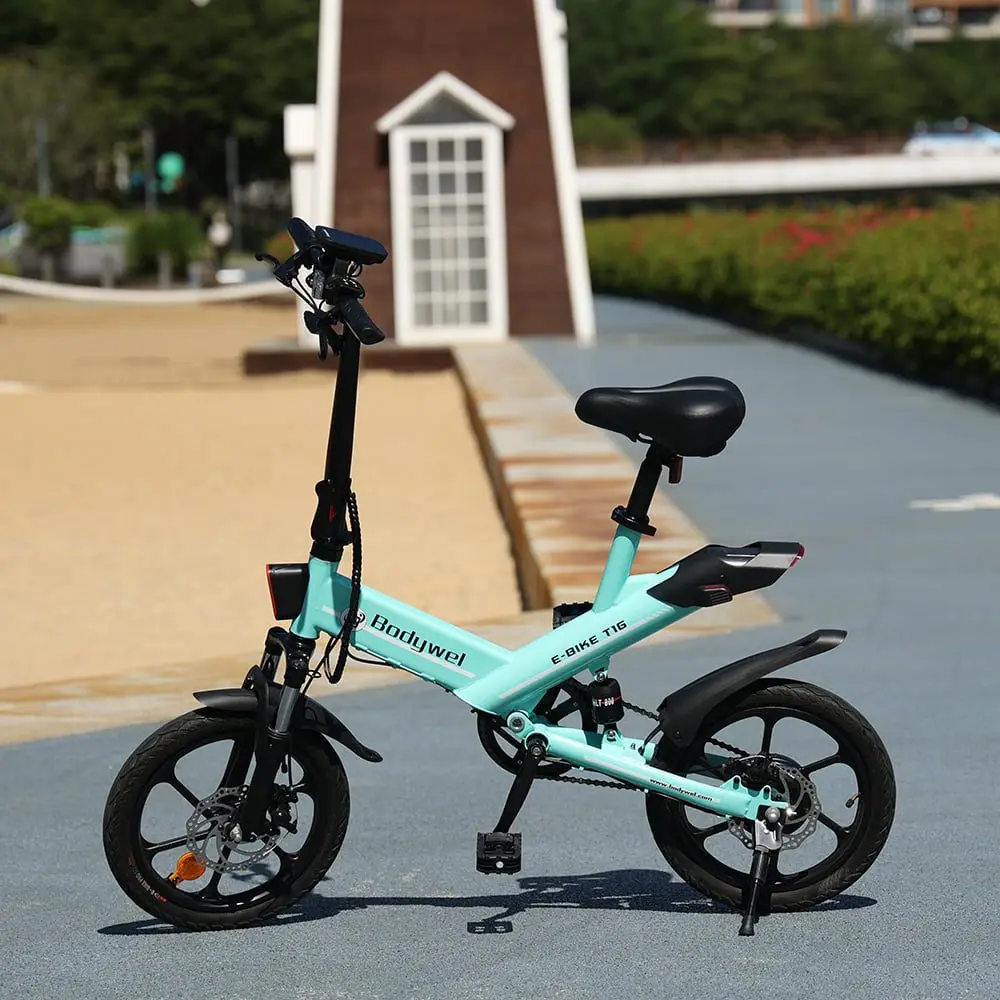 Bodywel T16 Foldable Mini E-Bike 36V 10.4AH Battery 250W Motor 16*2.15 Inch Tyre