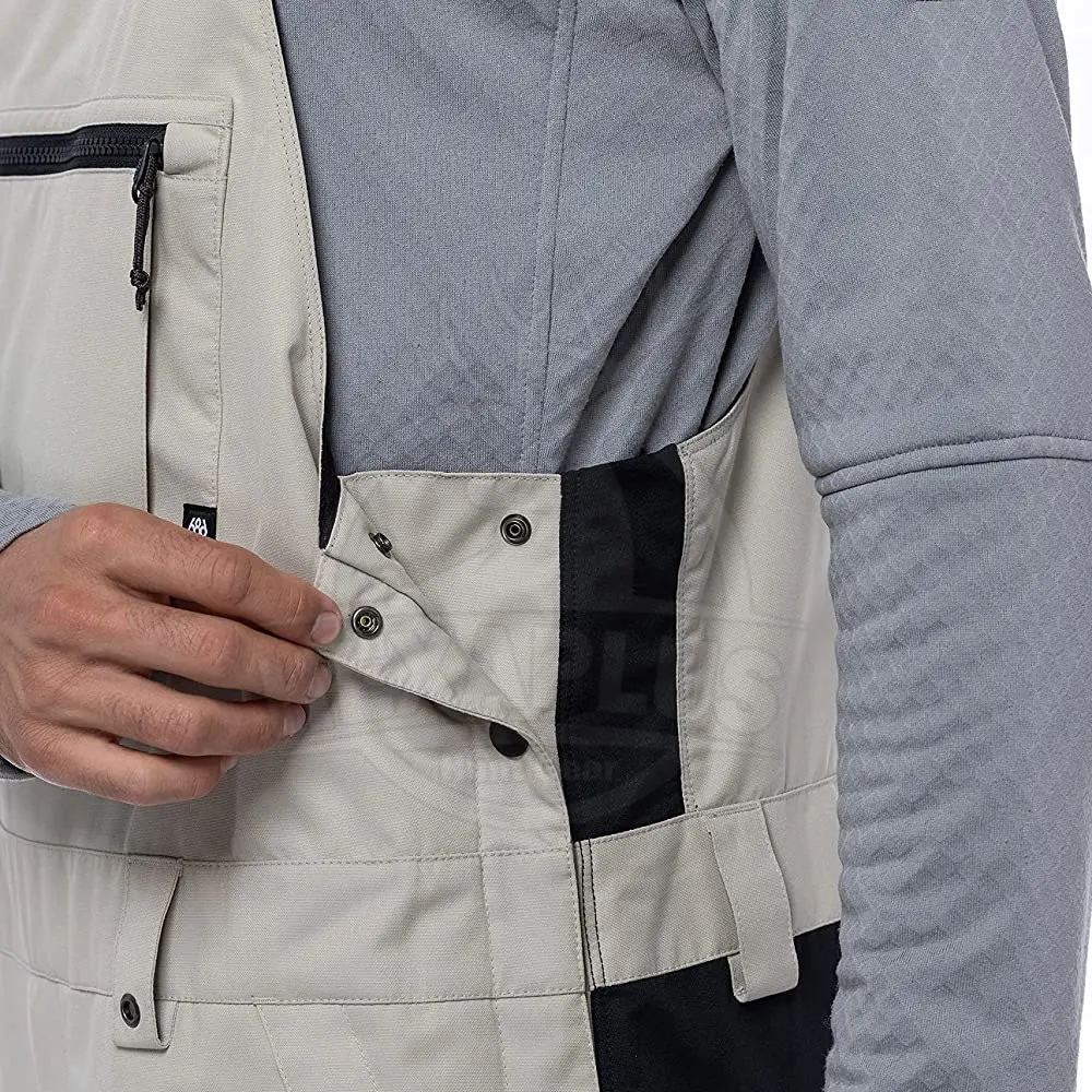 Men's Bib Snow Pants Skiing Windproof Outdoor Trousers Hight Quality