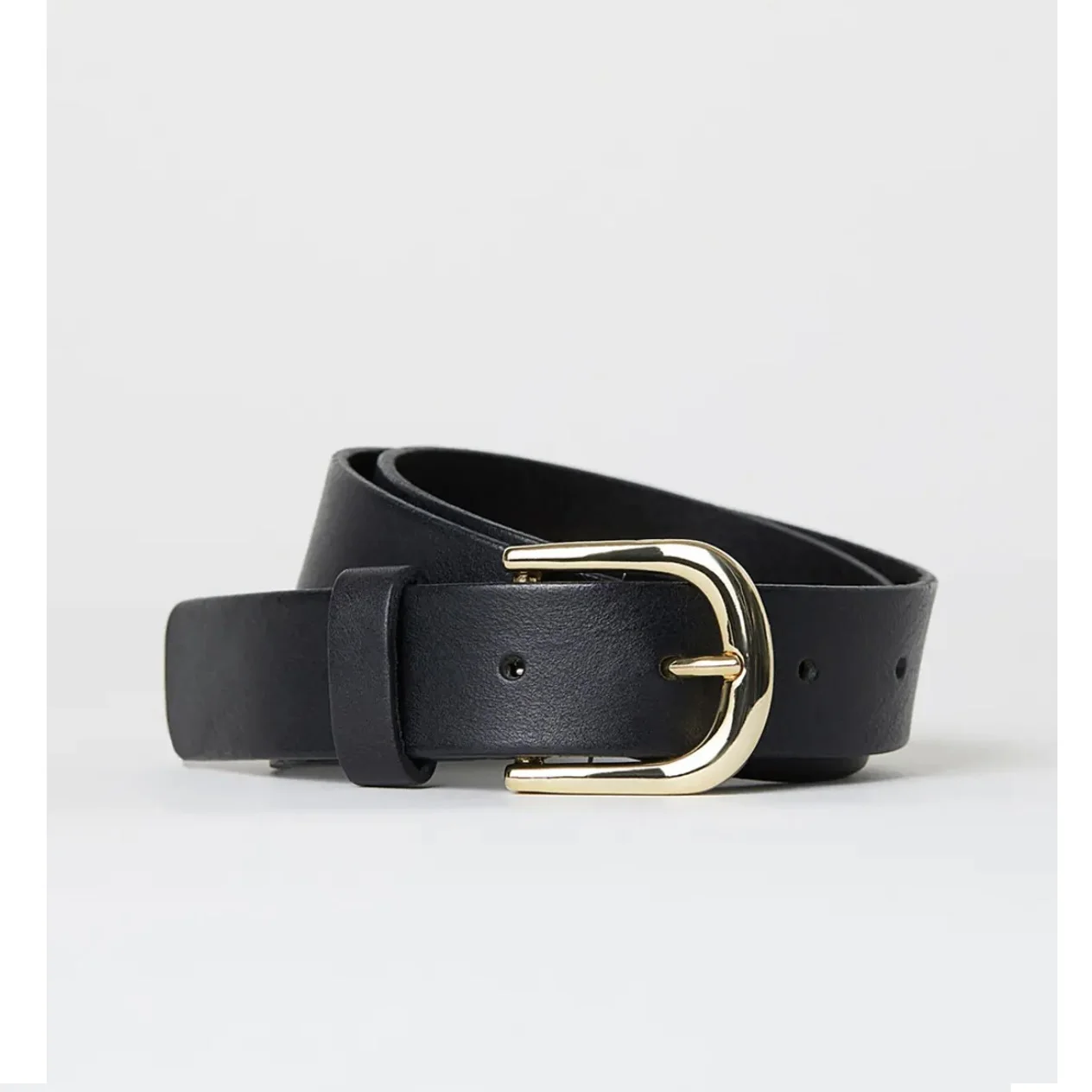 WOMEN GENUINE BLACK LEATHER BELTS and ACCESSORIES WITH BUCKLE GOLD COLOR MOST TRENDING BELT of ALL TIME