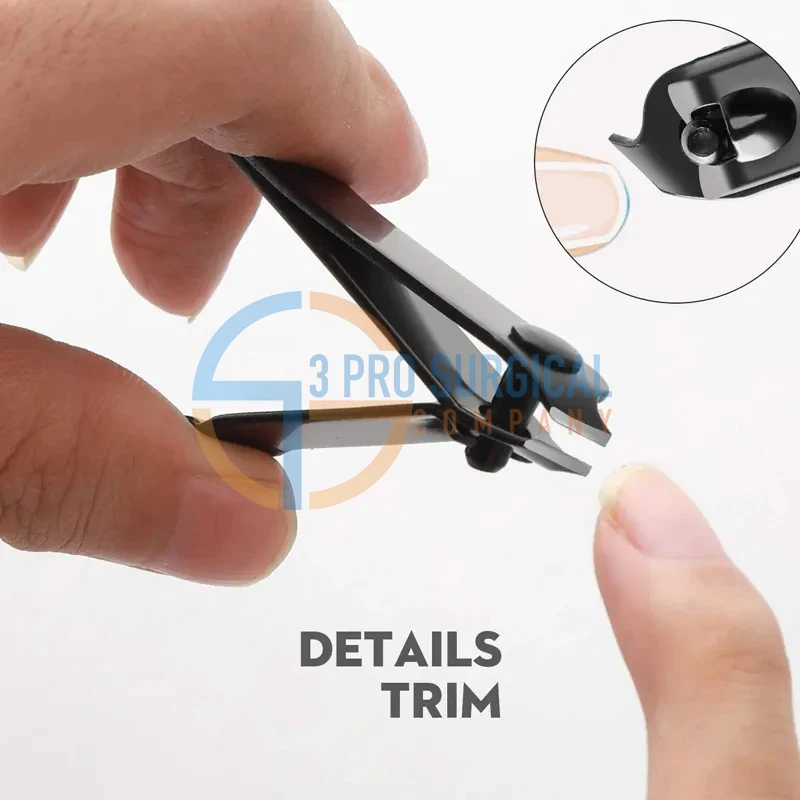 3pro Stainless Steel Fingernail & Curved Edge Design & Rust Proof Nail