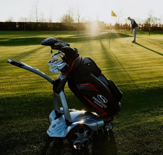 Big Sale Golf Trolley Stewart Golf X9 Follow - Signature Range Electric ...