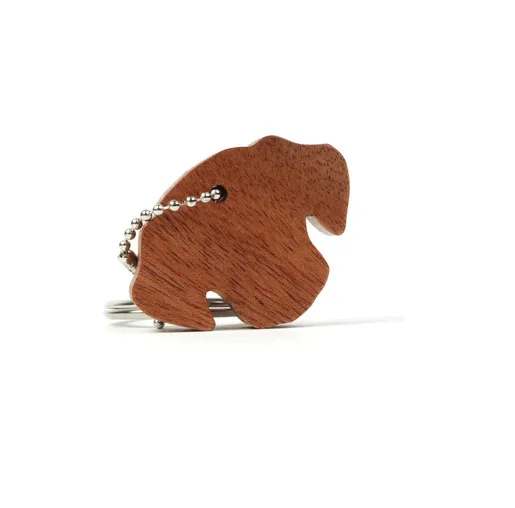 Customized Design Wood Keychain and Customized Size Wooden Key Ring Christmas Tree Design Piece Chain Ring