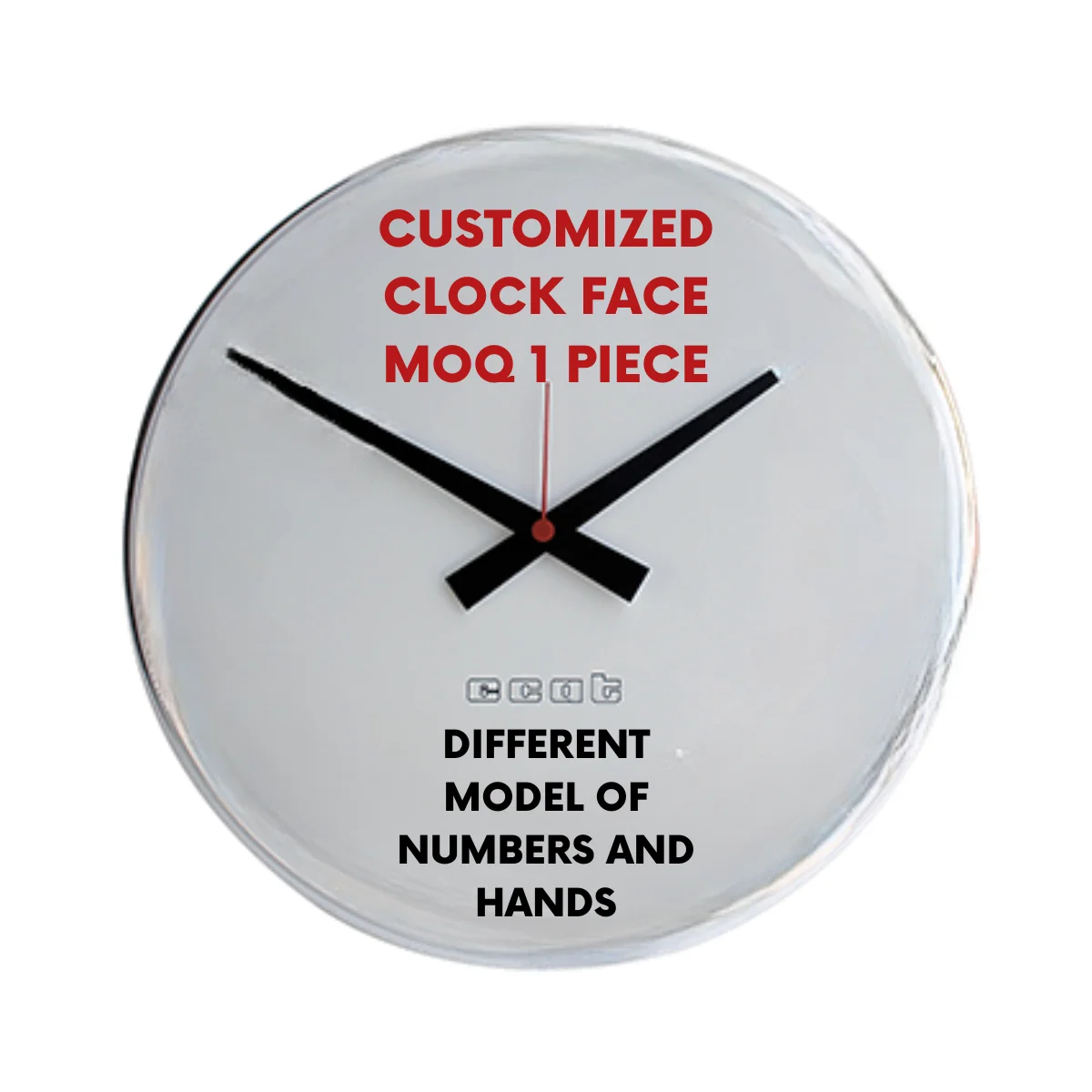 Round Wall Clocks Acrylic Home Decoration 40 Cm (15 Inch) Dial Slave