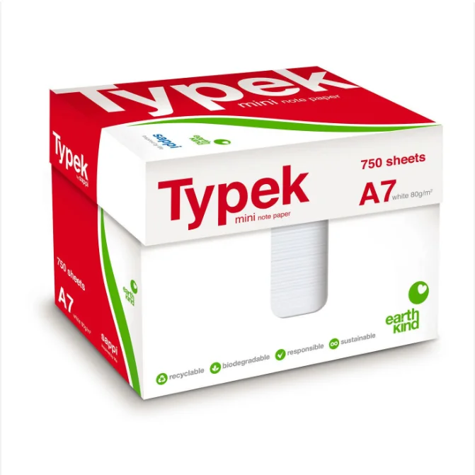 Typek A4 Copy Paper 80gsm, 75gsm, 70gsm /Typek A4 Paper / Buy Typek A4 copy papers