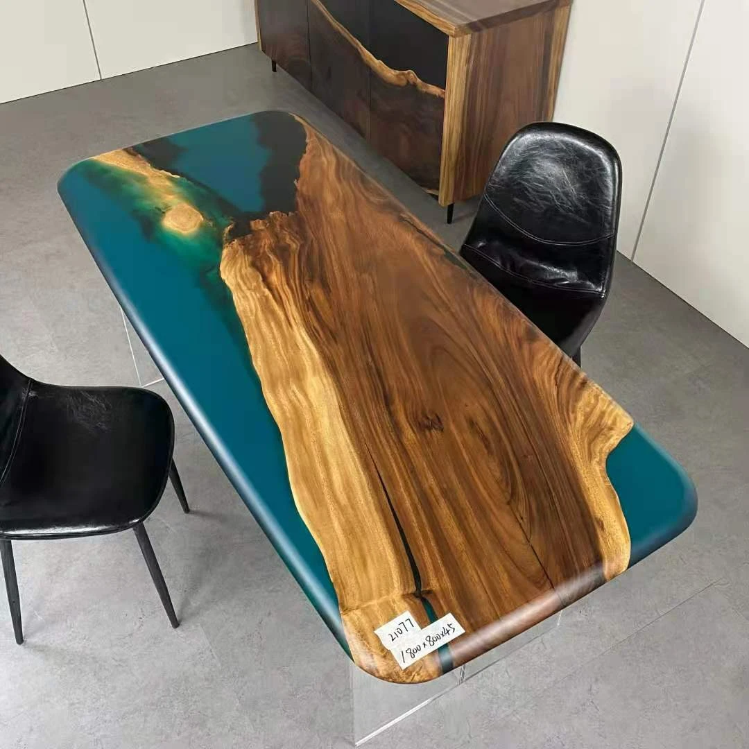 Epoxy Resin Table,Epoxy River Table,Wood Epoxy Dining Table