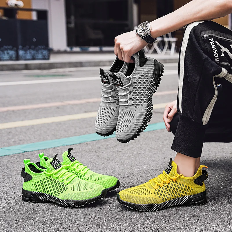 Brand Logo Customize Plus Size US 13 EU 47 Man Lightweight Tenis Casual Sports Sneakers Mesh Running Walking Shoes for Men