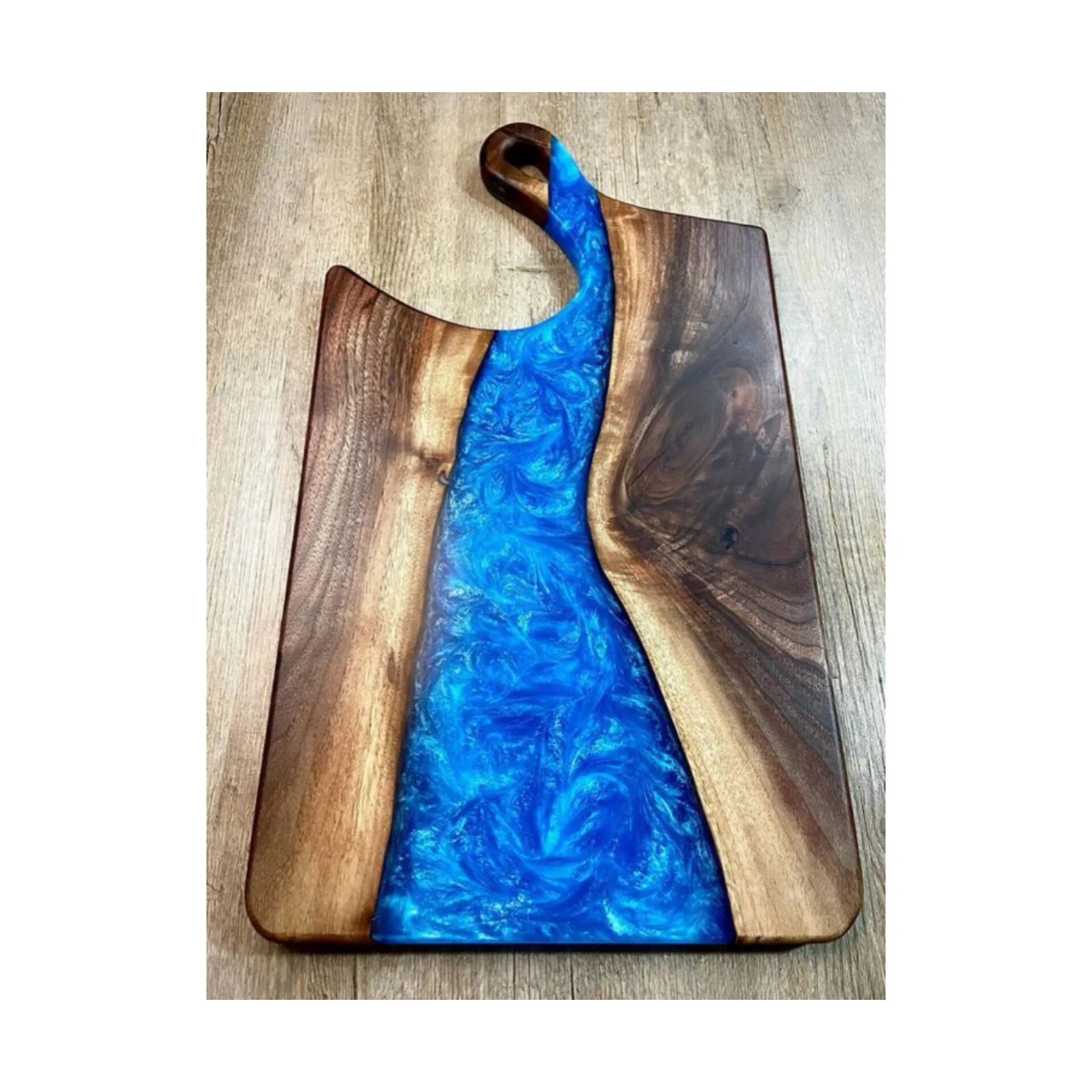 Wooden And Resin Chopping Board With Handle Good Quality Chopping Board