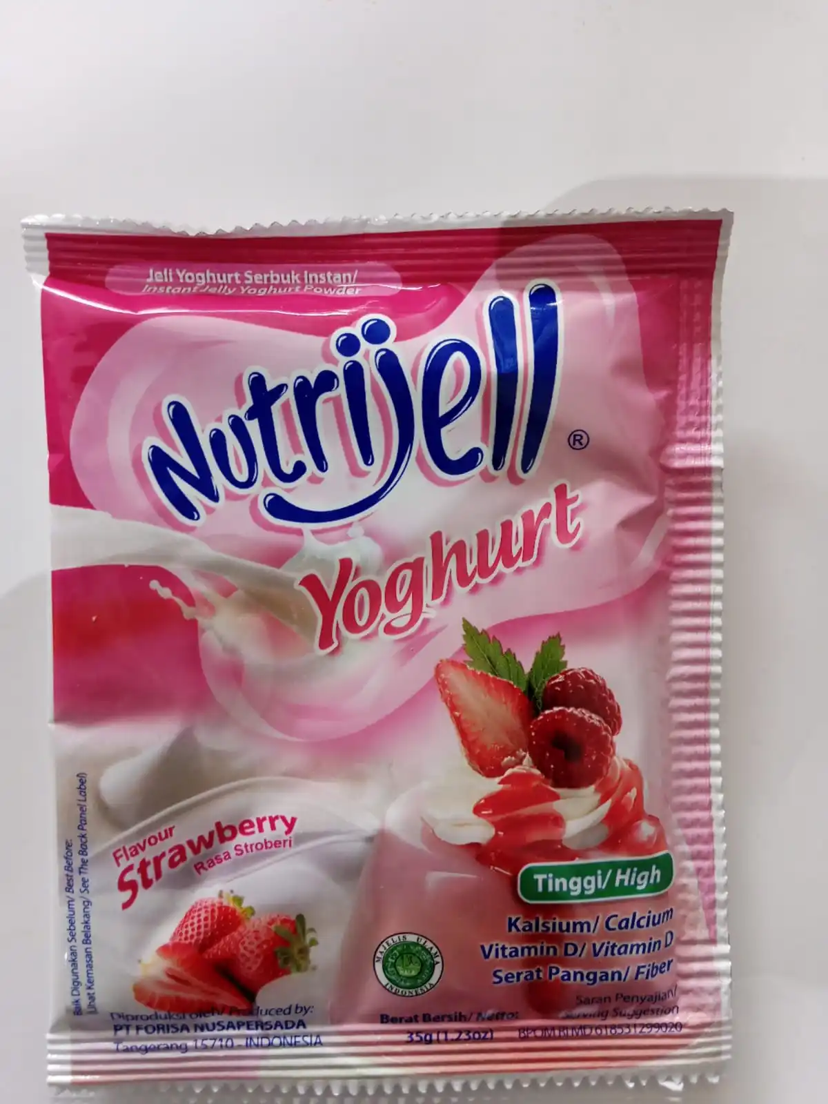 Nutrijell Yoghurt 35gr Instant Jelly Powder From Indonesia Buy Snacks