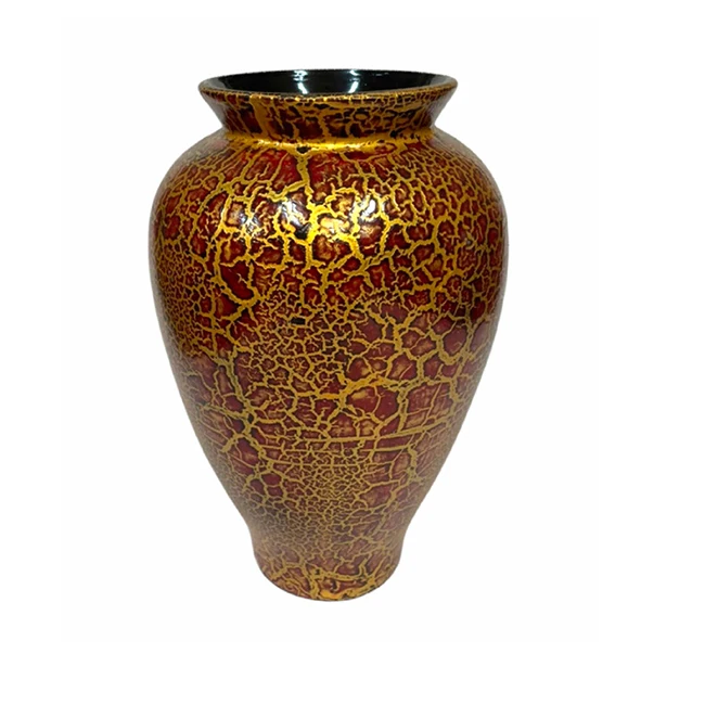 High Quality Best Selling Modern Sculpturer from Vietnam 2018 Home Decoration Nautical Red Viet Nam Lacquer Sculpture HT3633