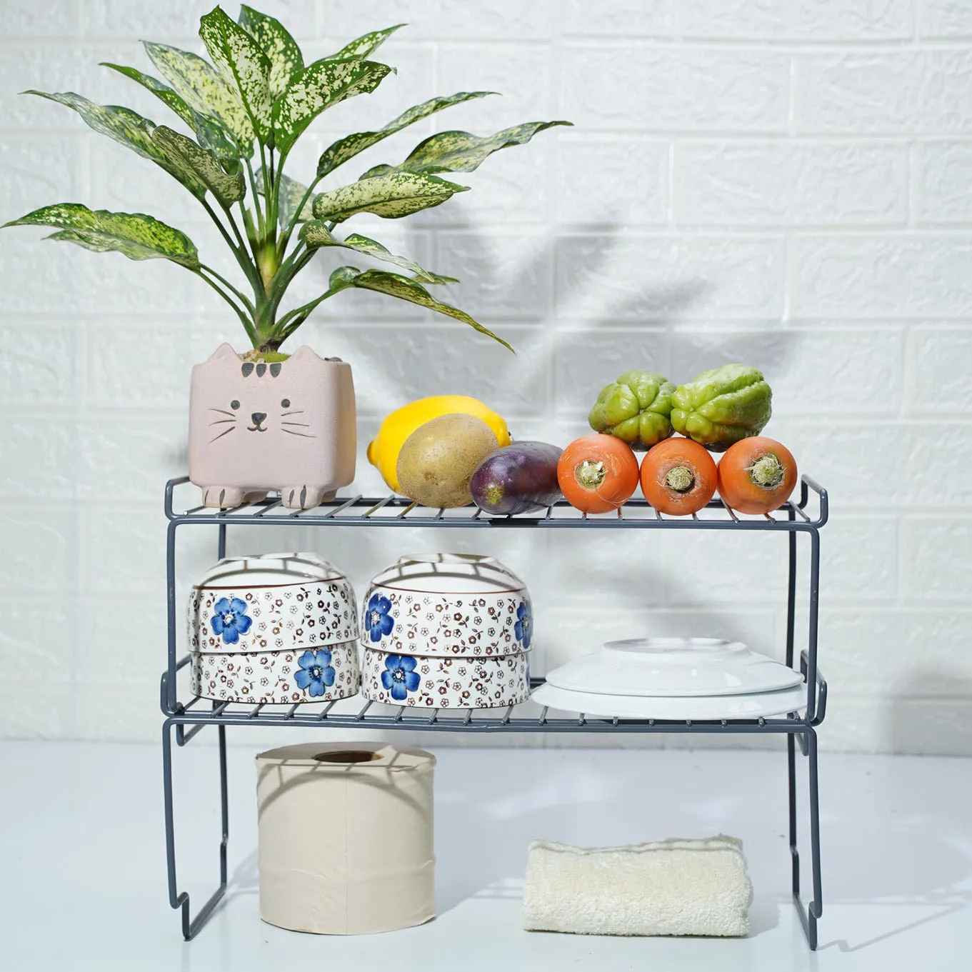 Small Multi Purpose Organizer Tray Steel Mesh Small Racks Steel Storage ...