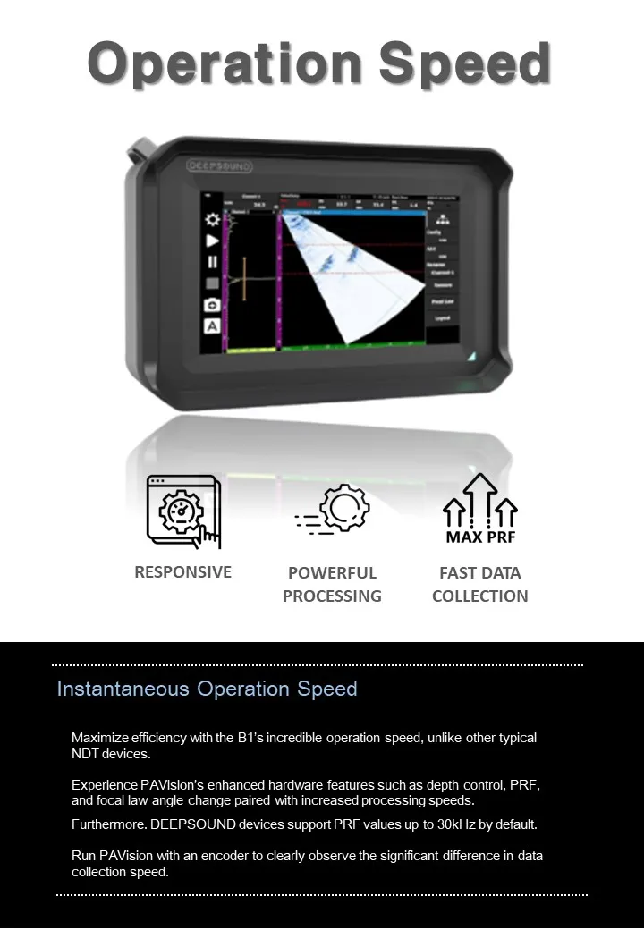 Deepsound B1 Ultrasound Ndt Program Paut Phased Array Flaw Detector For ...