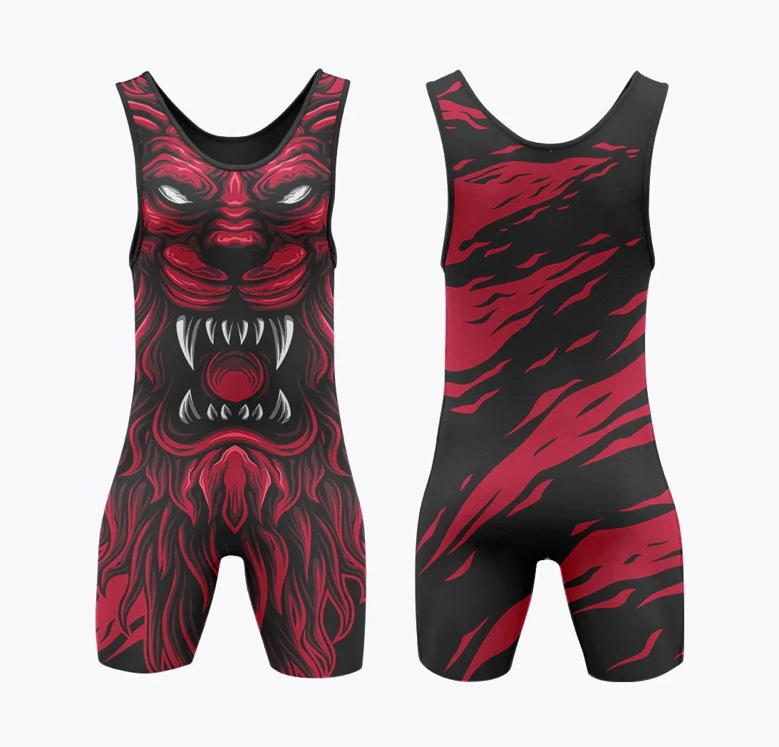 Custom Sublimation Wrestling Singlet Wrestling Singlets Men's & Girls ...