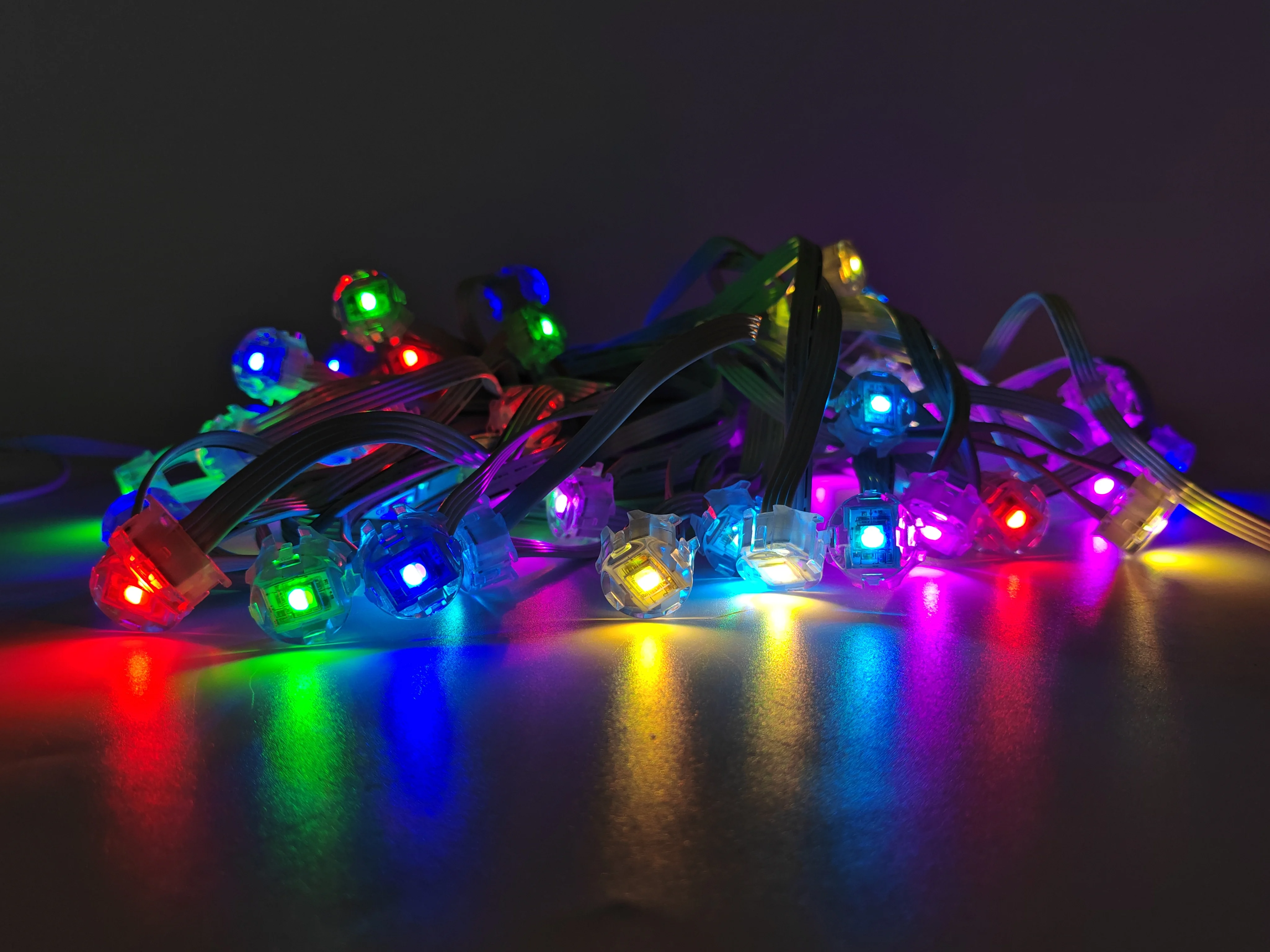 Landscape Point Pixel Led Light Rgbw Outdoor Holiday Decoration Spi 12v Led Eaves Light