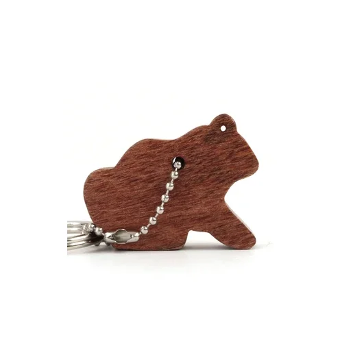 Customized Design Wood Keychain and Customized Size Wooden Key Ring Christmas Tree Design Piece Chain Ring